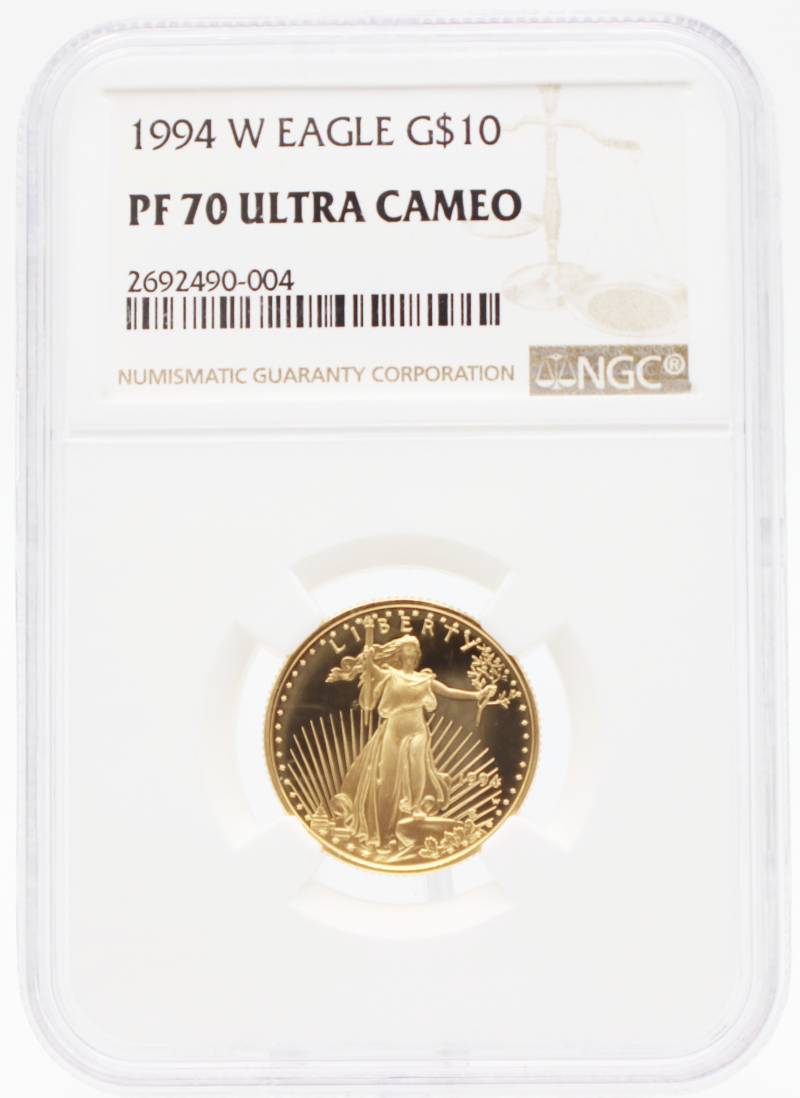 1994-W NGC PF70 $10 Gold American Eagle